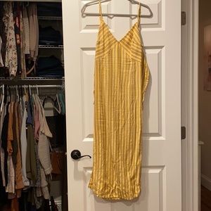 Yellow summer dress